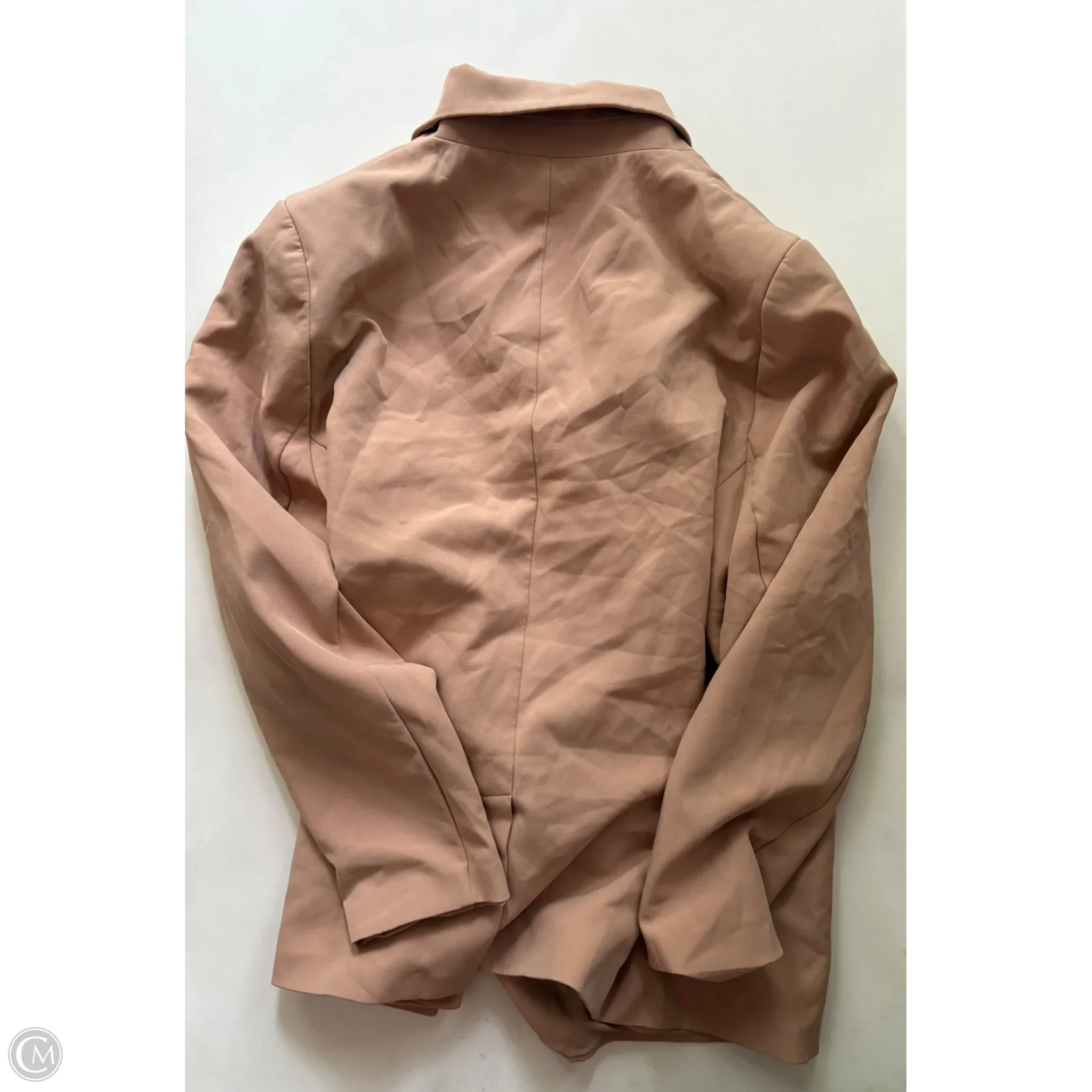Blazer By the drop In Tan, Size: 1x - Image 2