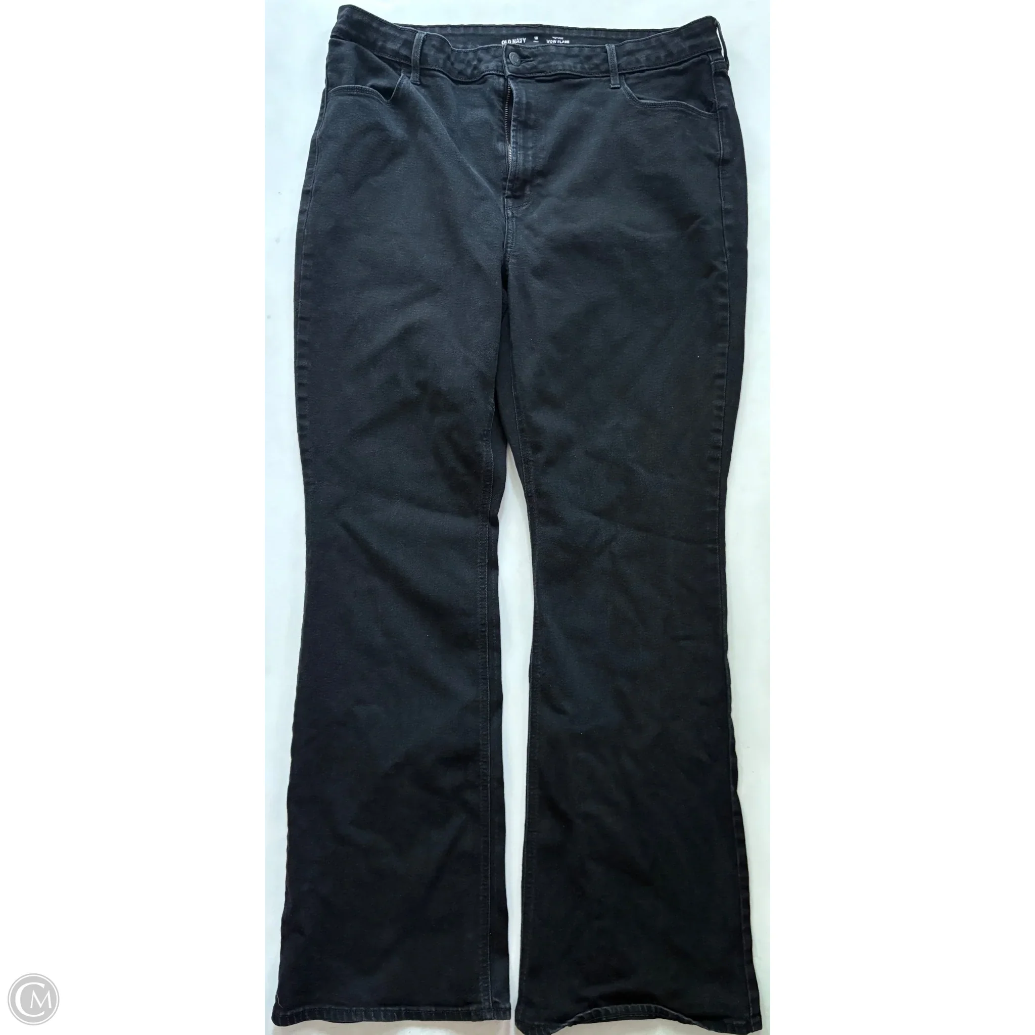 Jeans Flared By Old Navy In Black, Size: 18 - Image 1