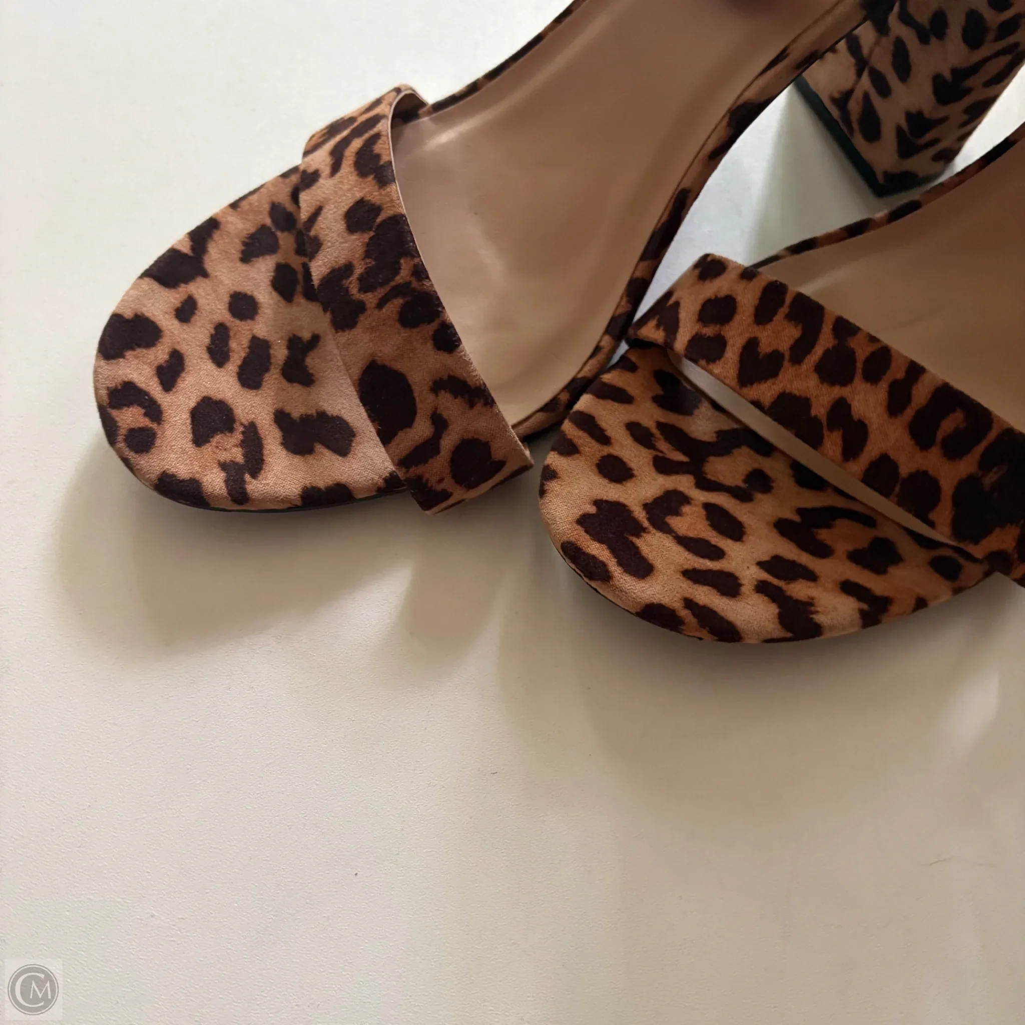 Shoes Heels Block By A New Day In Leopard Print, Size: 11 - Image 3