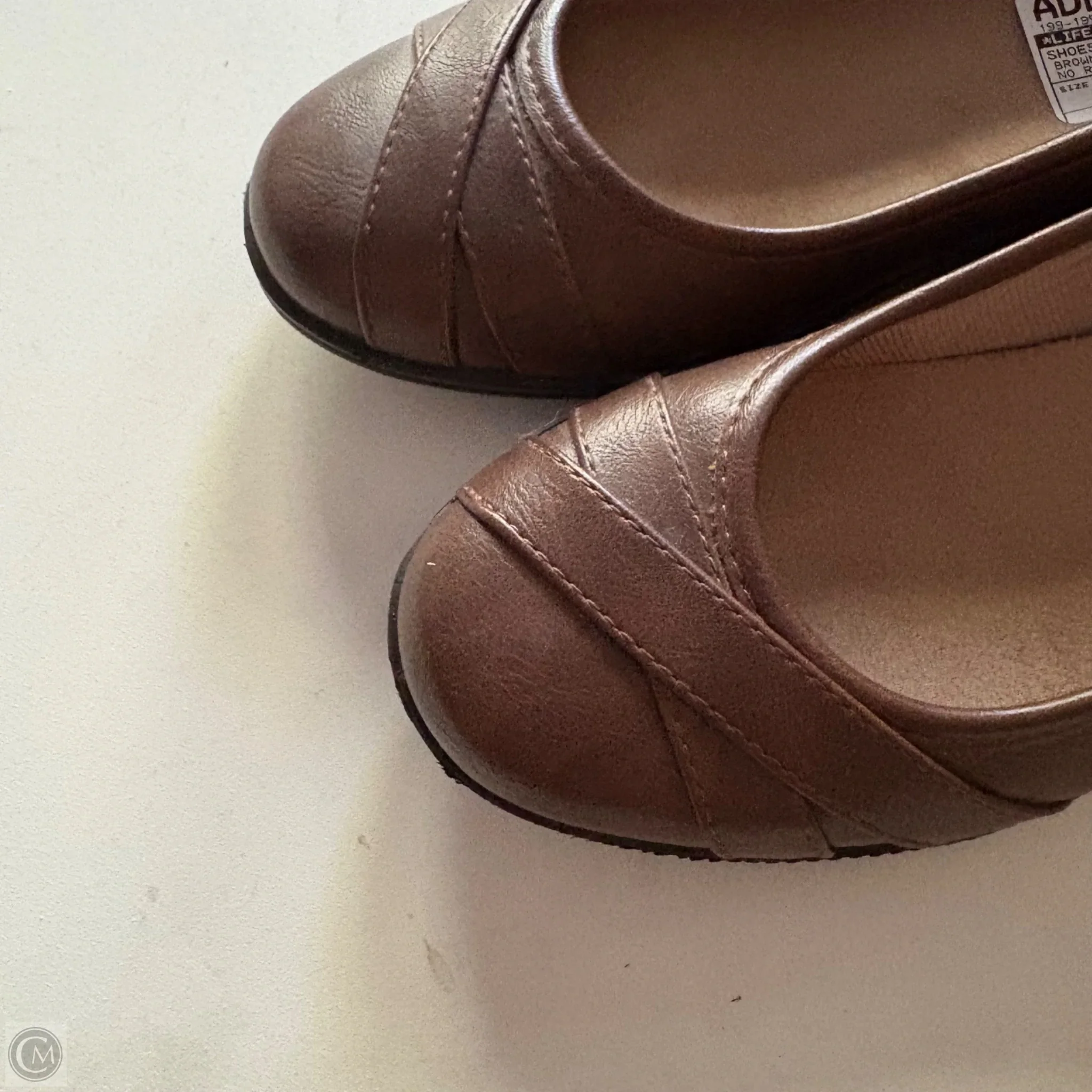 Shoes Heels Wedge By Life Stride In Brown, Size: 6 - Image 3