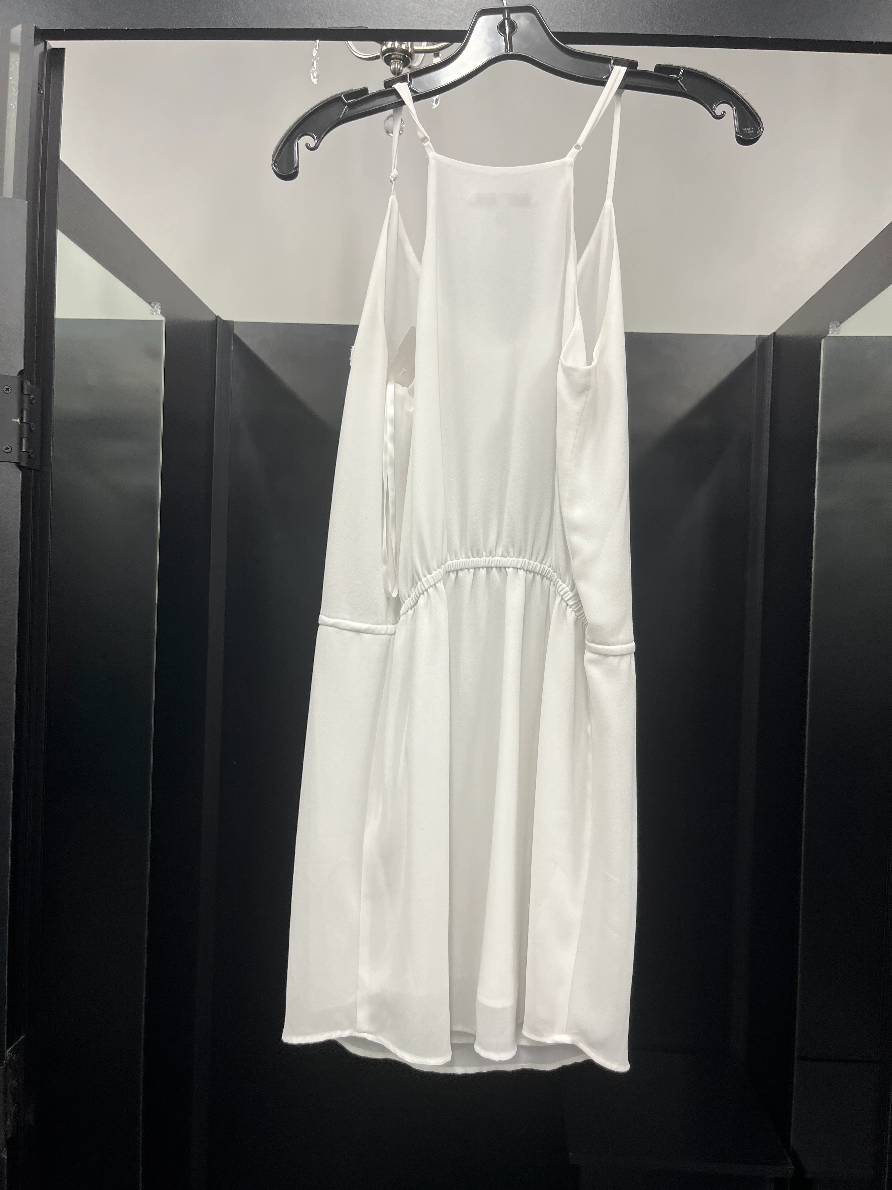 White Dress Casual Short Naked Zebra, Size S - Image 2