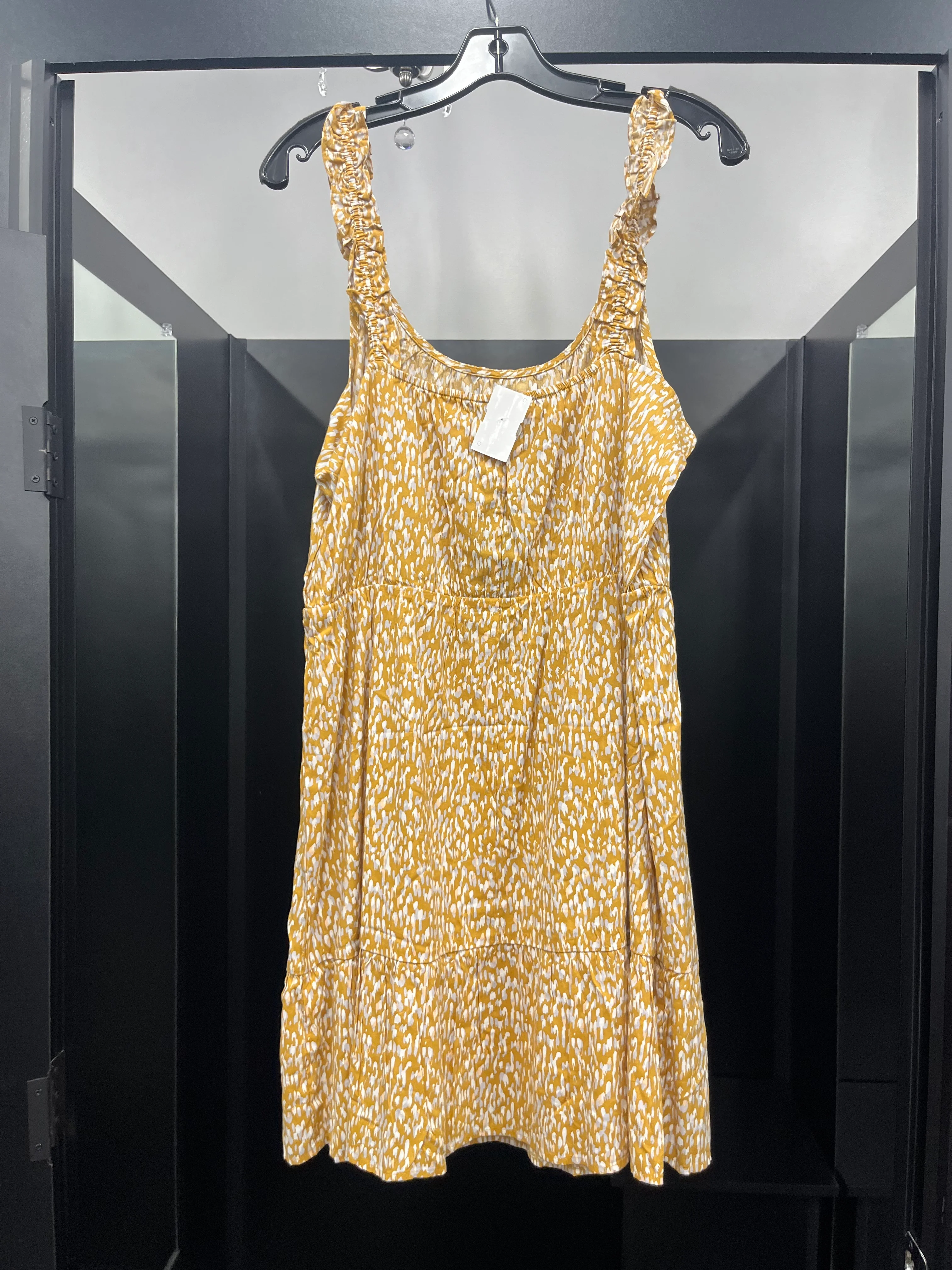 Dress Casual Midi By Banana Republic In Mustard, Size: L - Image 2
