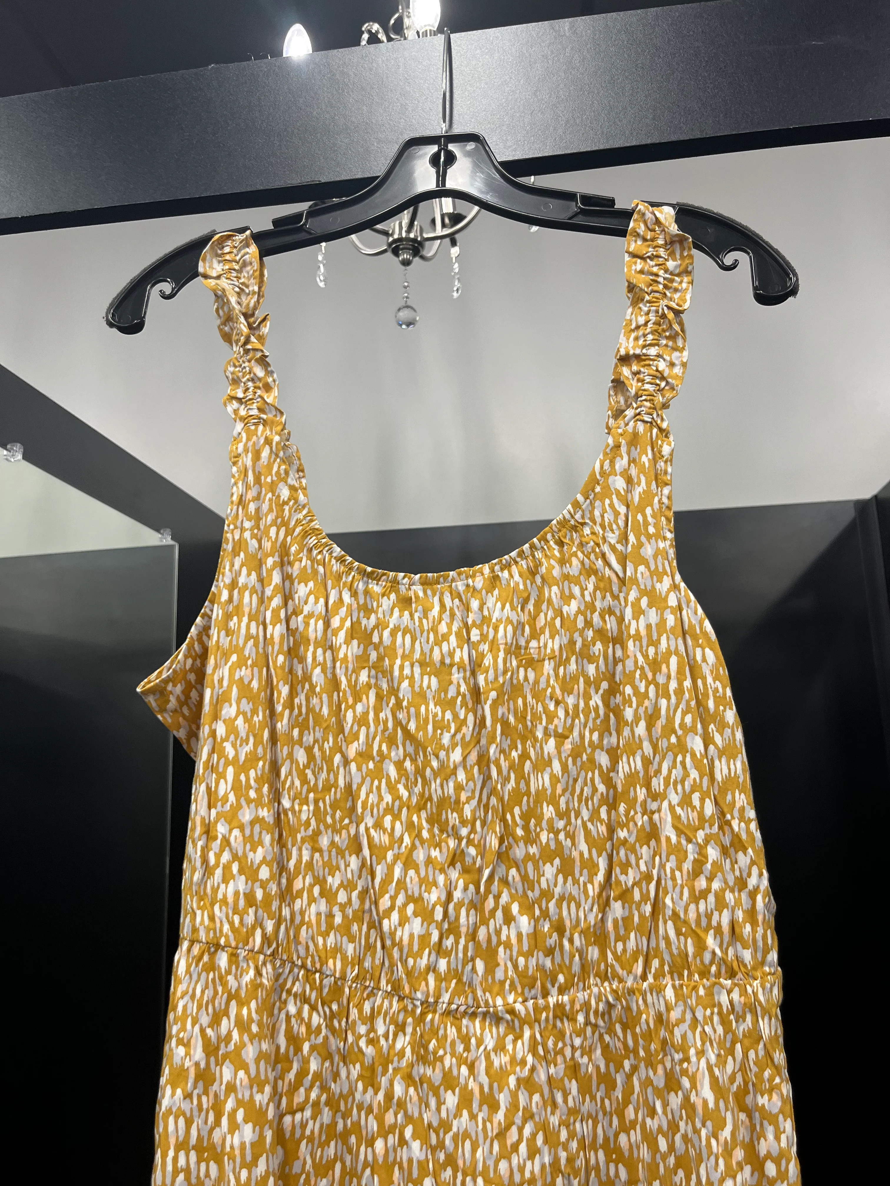 Dress Casual Midi By Banana Republic In Mustard, Size: L - Image 3