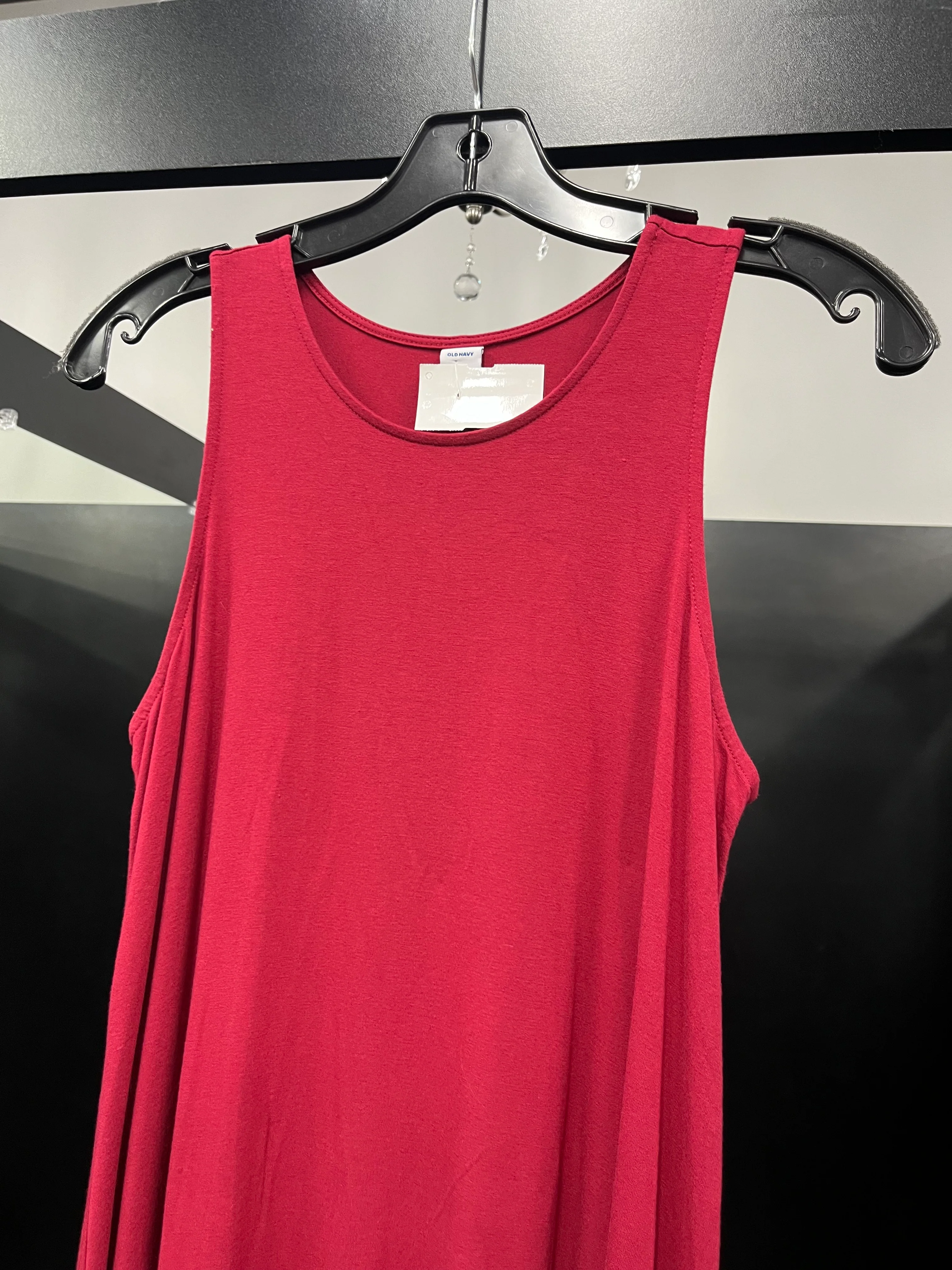 Red Dress Casual Midi Old Navy, Size S - Image 3