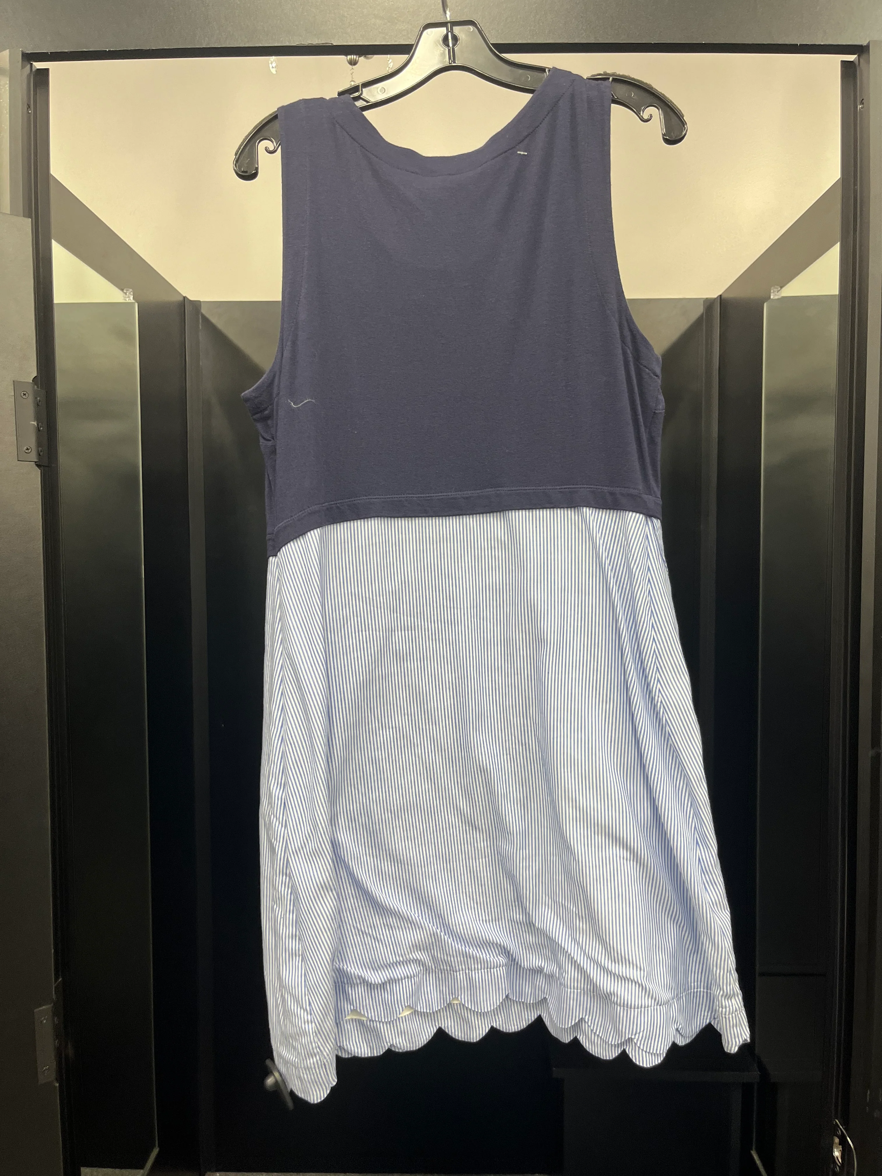 Navy Dress Casual Midi Crown And Ivy, Size M - Image 2