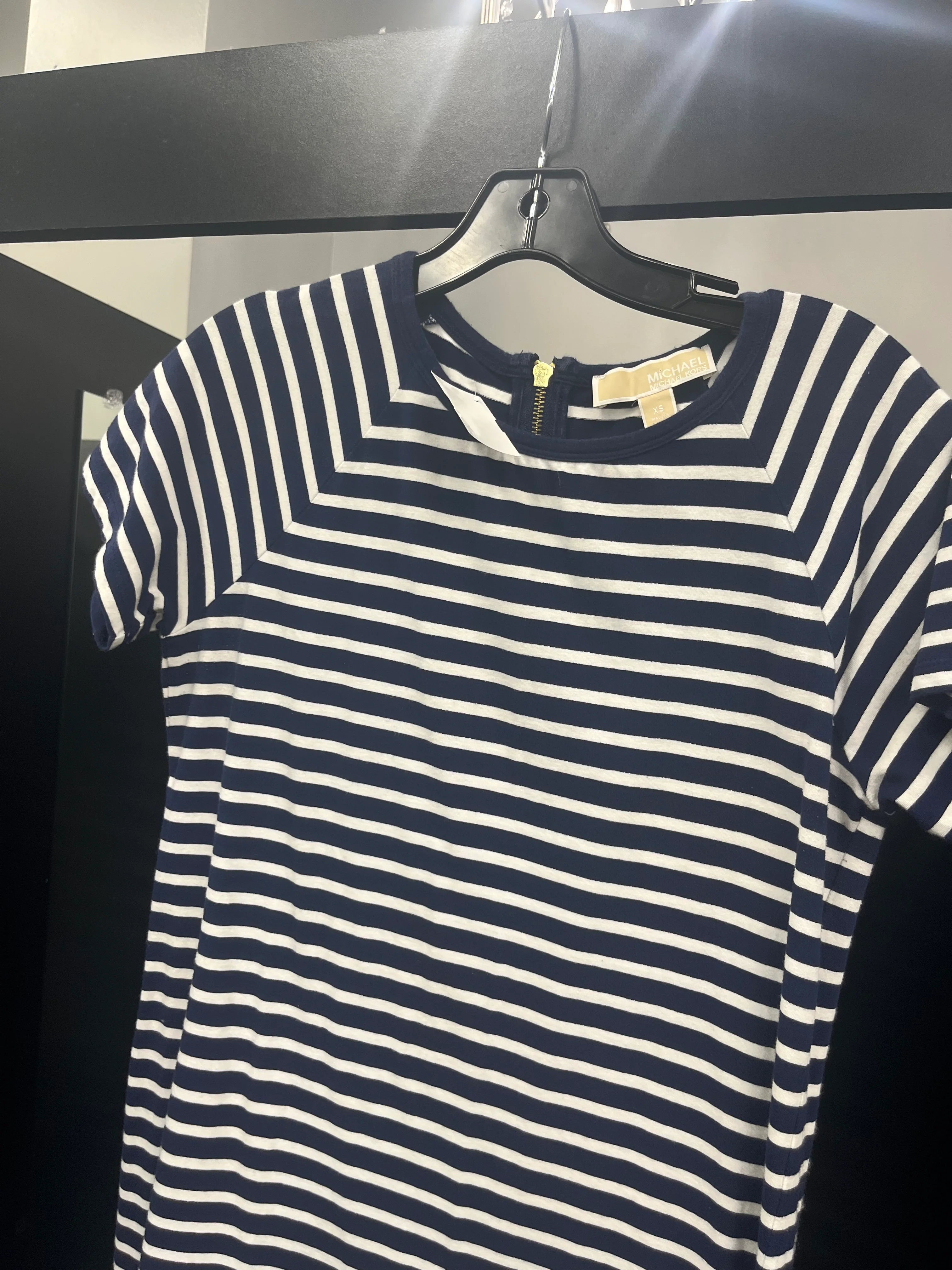 Striped Dress Casual Short Michael Kors, Size Xs - Image 3