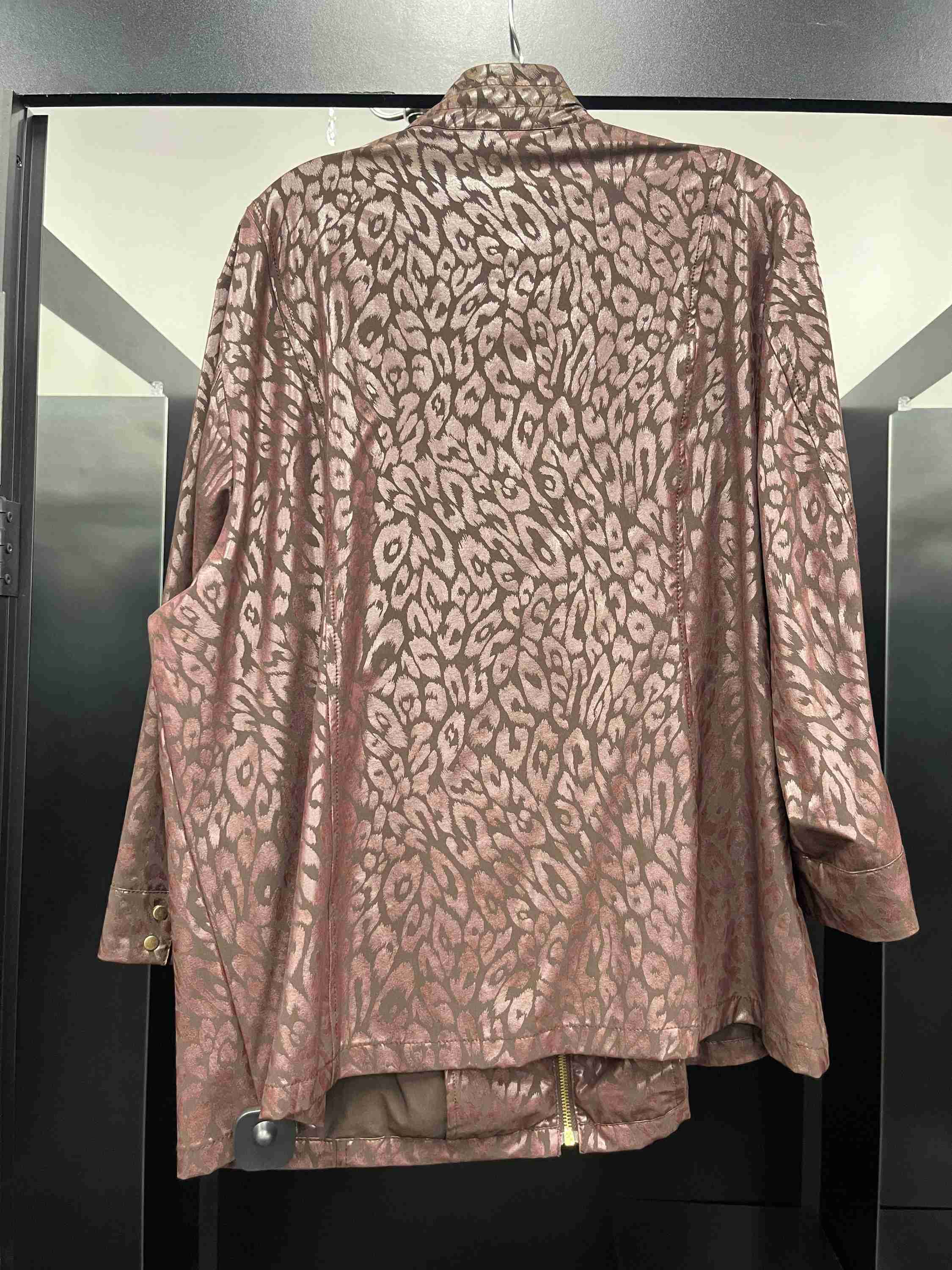 Animal Print Jacket Other Zenergy By Chicos, Size 4 - Image 2
