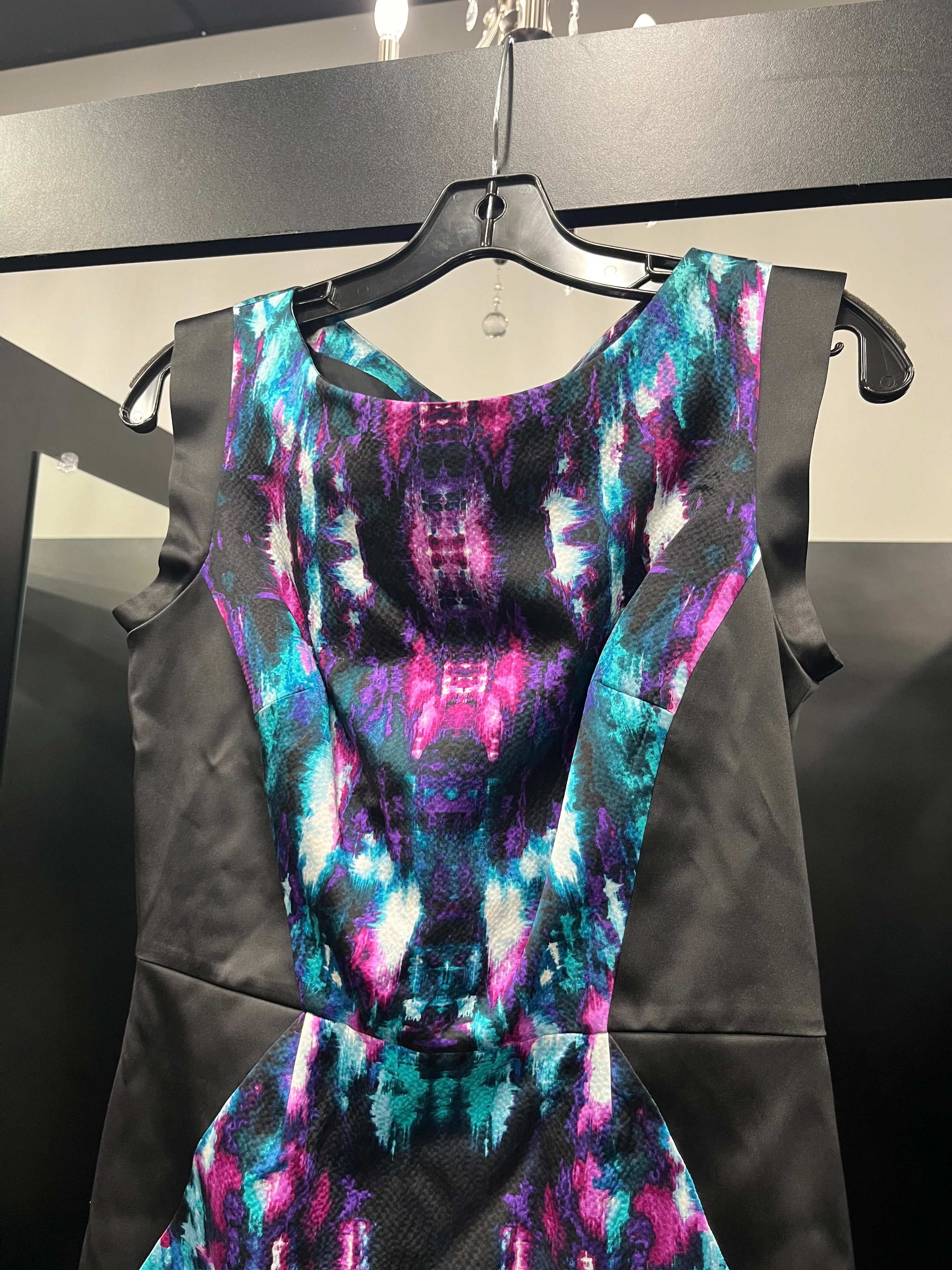 Multi-colored Dress Work Laundry, Size 4 - Image 3
