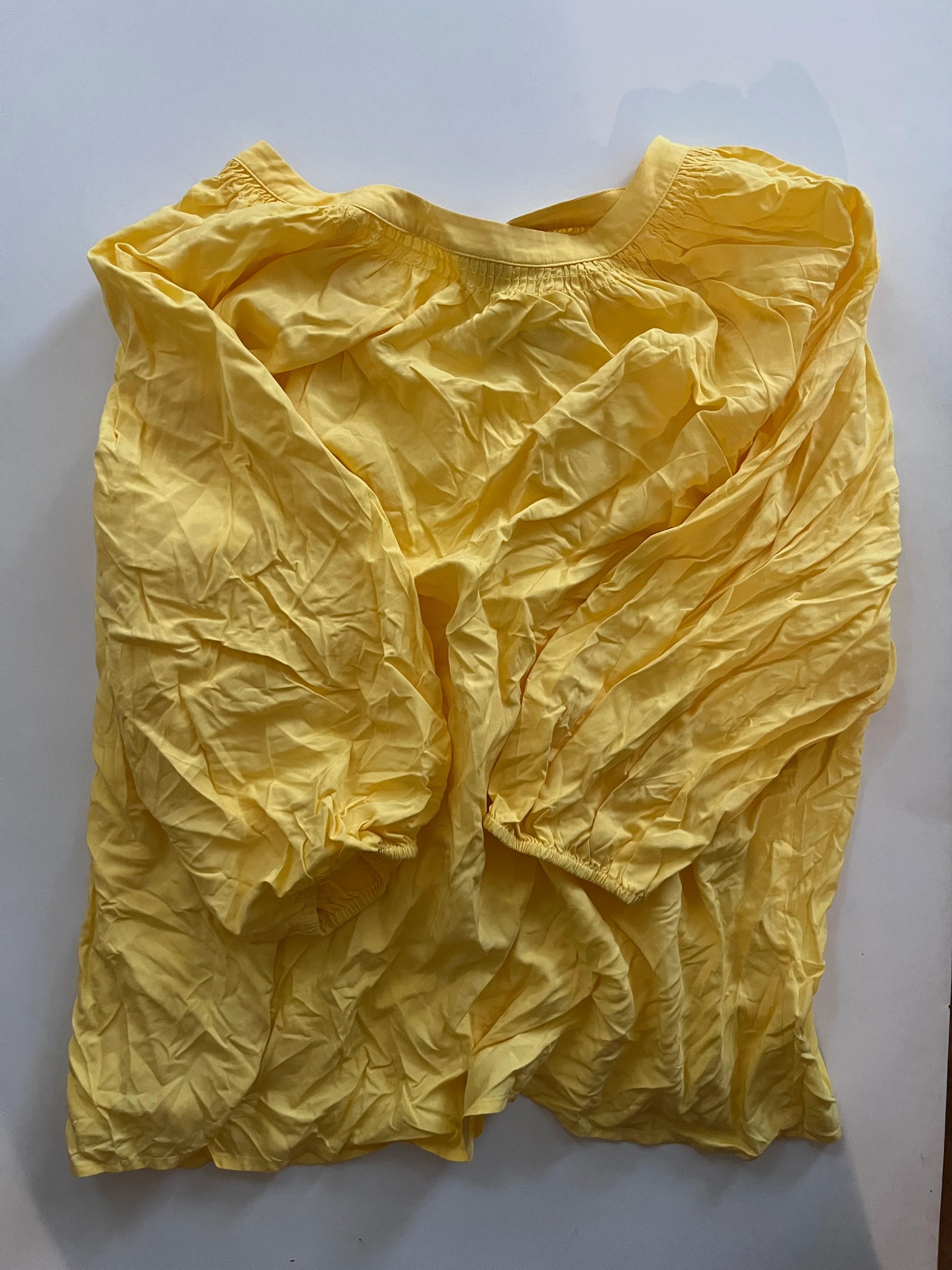 Yellow Top 3/4 Sleeve Crown And Ivy, Size 3x - Image 2