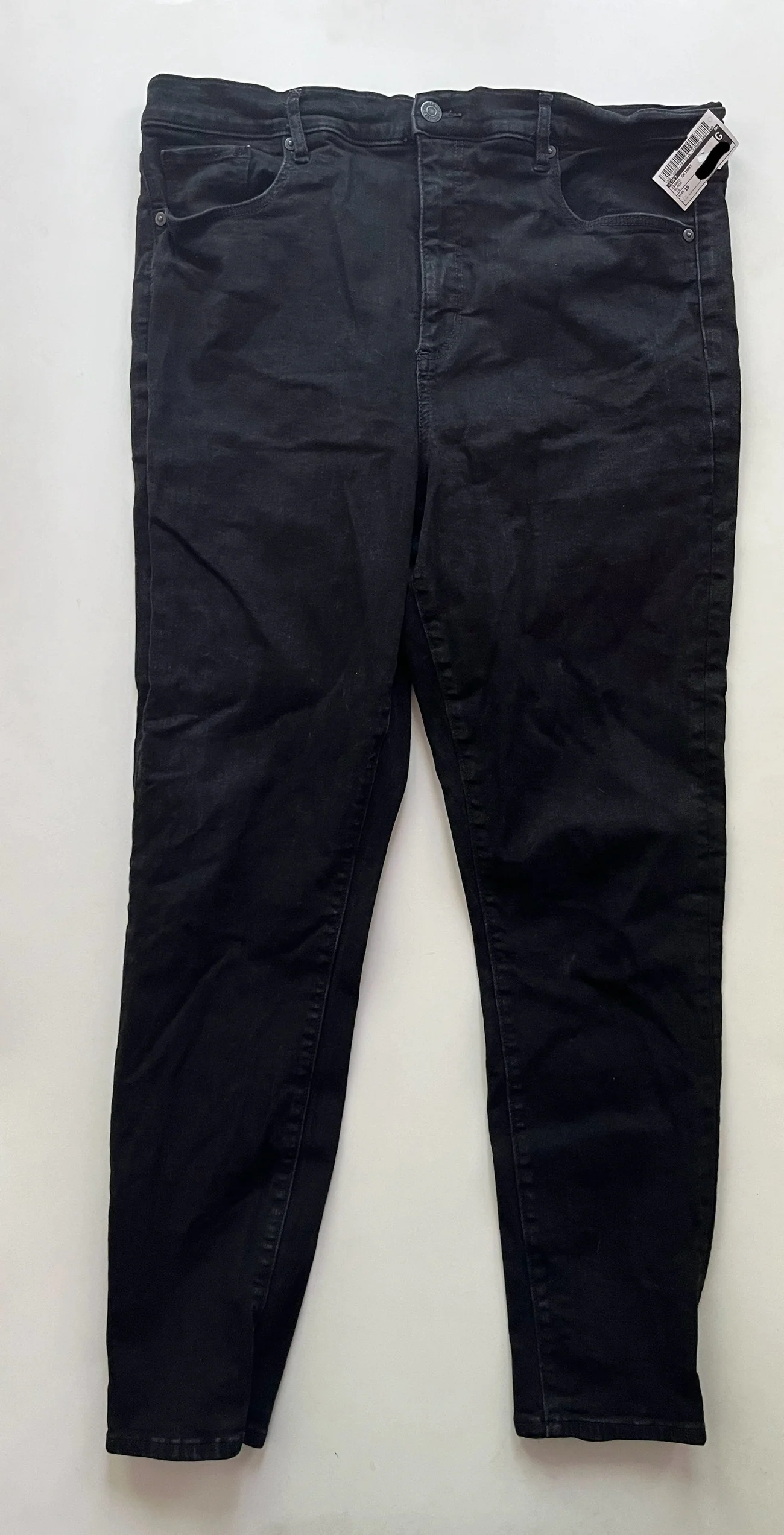 Jeans Skinny By Loft In Black, Size: 16 - Image 1