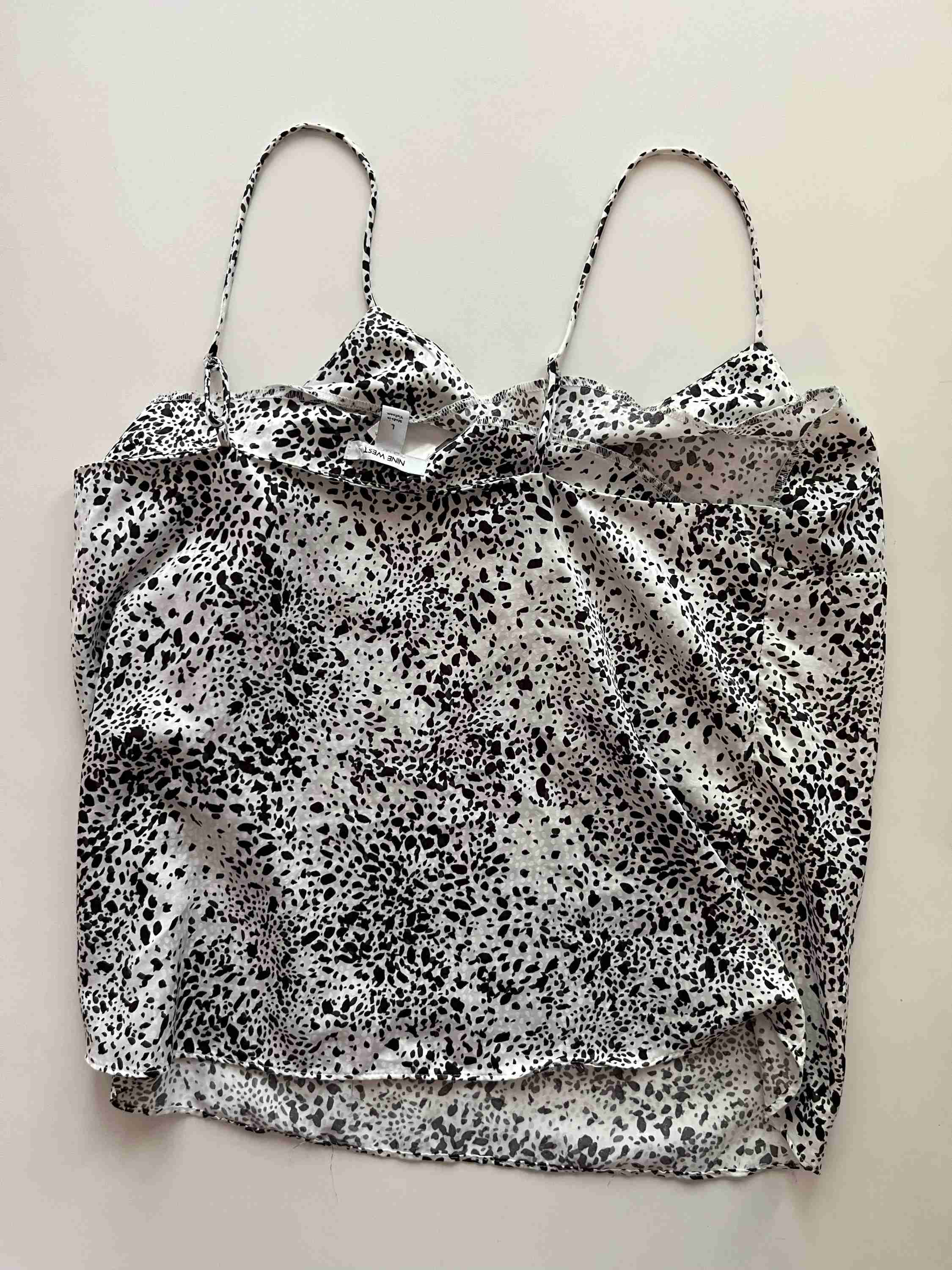 Black White Tank Top Nine West, Size L - Image 2