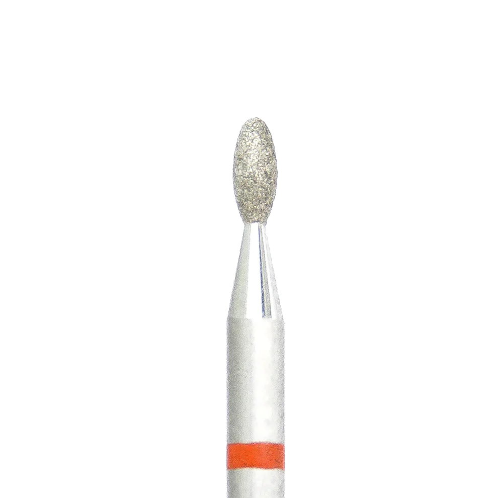 KMIZ - Diamond Nail Drill Bit Red Pointed Bud -1.8-4.5F (#115) - Image 1