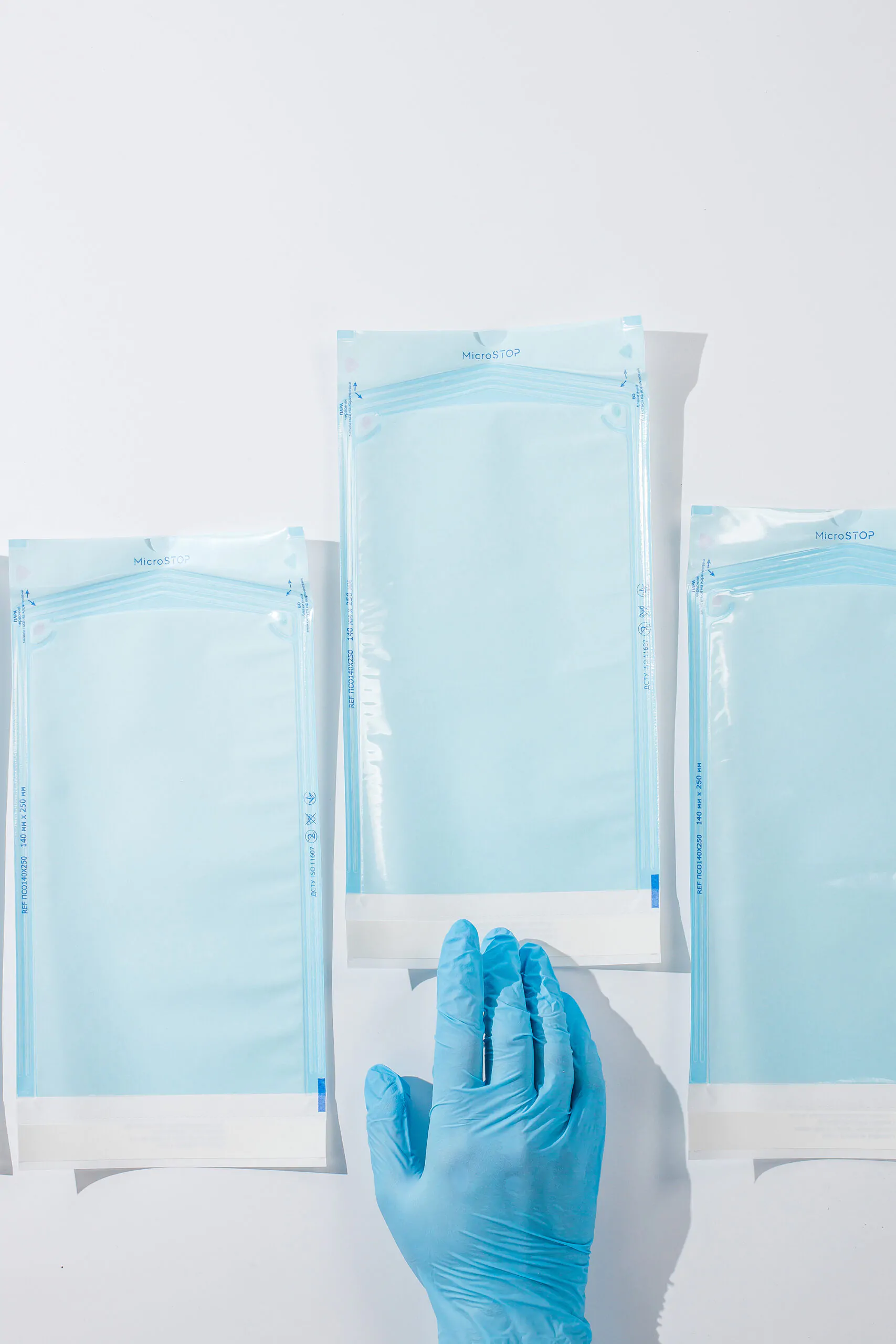 MicroStop self-adhesive pouches for AUTOCLAVE ONLY, 140x250 mm (200 pcs) - Image 2