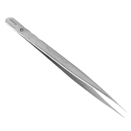 STALEKS PRO EXPERT 41 TYPE 10 PROFESSIONAL EYELASH STRAIGHT TWEEZERS FINE POINT TE-41/10 - STALEKS™ - Image 2