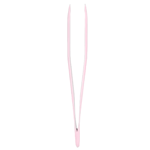 STALEKS BEAUTY & CARE 11 TYPE 5 EYEBROW TWEEZERS WIDE STRAIGHT PINK TBC-11/5 - STALEKS™ - Image 2