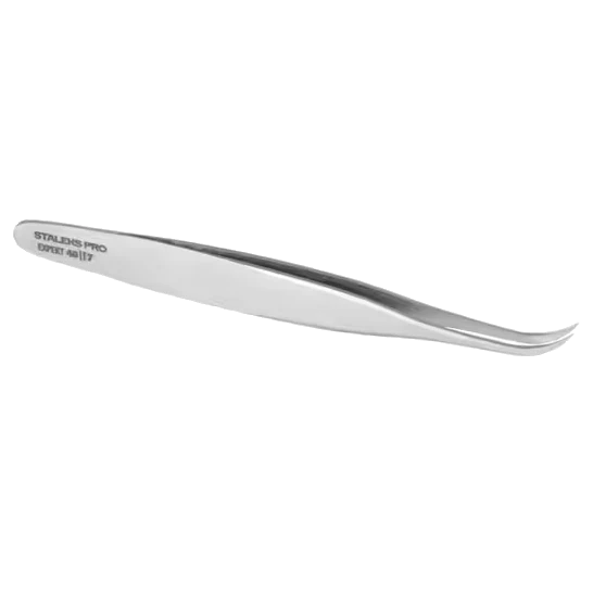 STALEKS PRO EXPERT 40 TYPE 7 EYELASH TWEEZERS CURVED TE-40/7 - STALEKS™ - Image 2