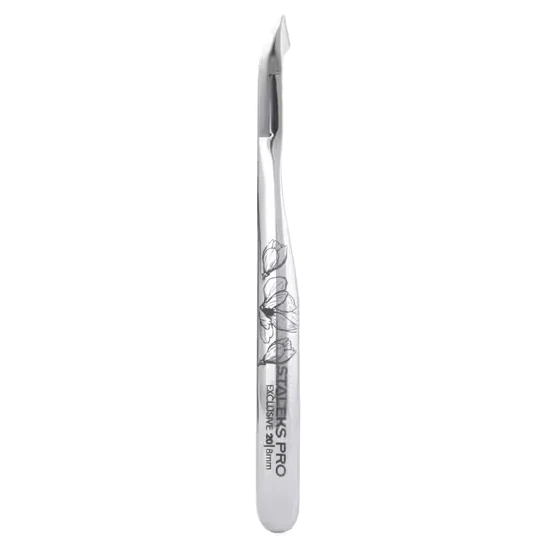STALEKS Pro Exclusive 20 Professional Cuticle Nippers 8 mm Magnolia Nx-20-8m - Image 3