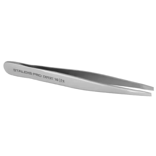 STALEKS PRO EXPERT 10 TYPE 2 EYEBROW TWEEZERS STRAIGHT TE-10/2 - STALEKS™ - Image 2