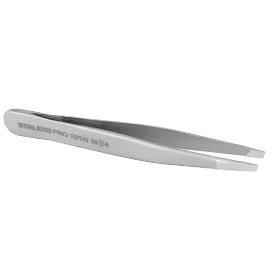STALEKS PRO EXPERT 10 TYPE 4 EYEBROW TWEEZERS WIDE SLANT TE-10/4 - STALEKS™ - Image 2