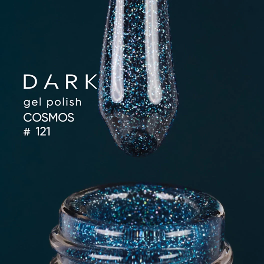 DARK Gel Polish Cosmos #121, 10ml - Image 2