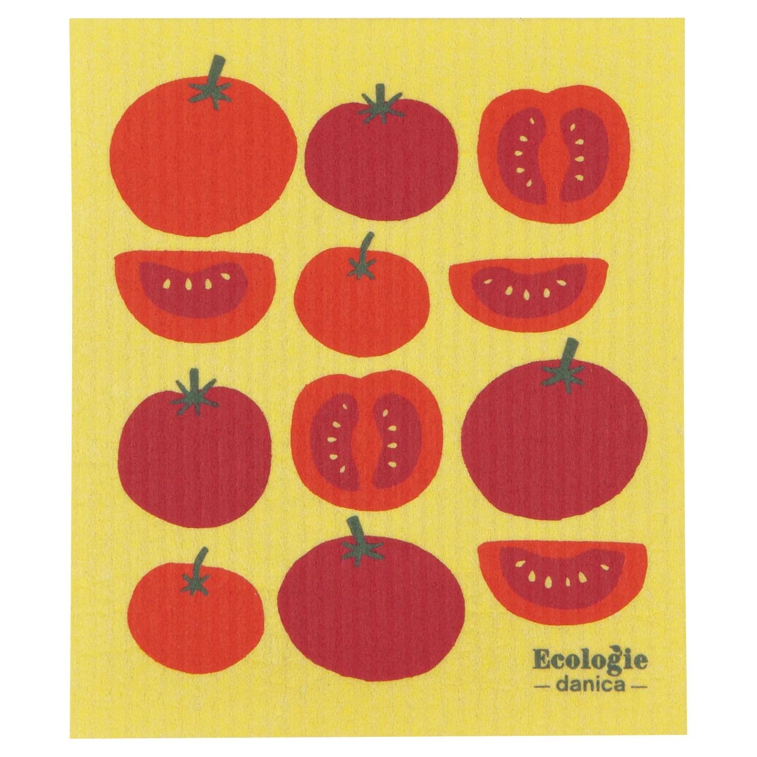 Swedish Dish Cloth - Tomatoes - Image 1