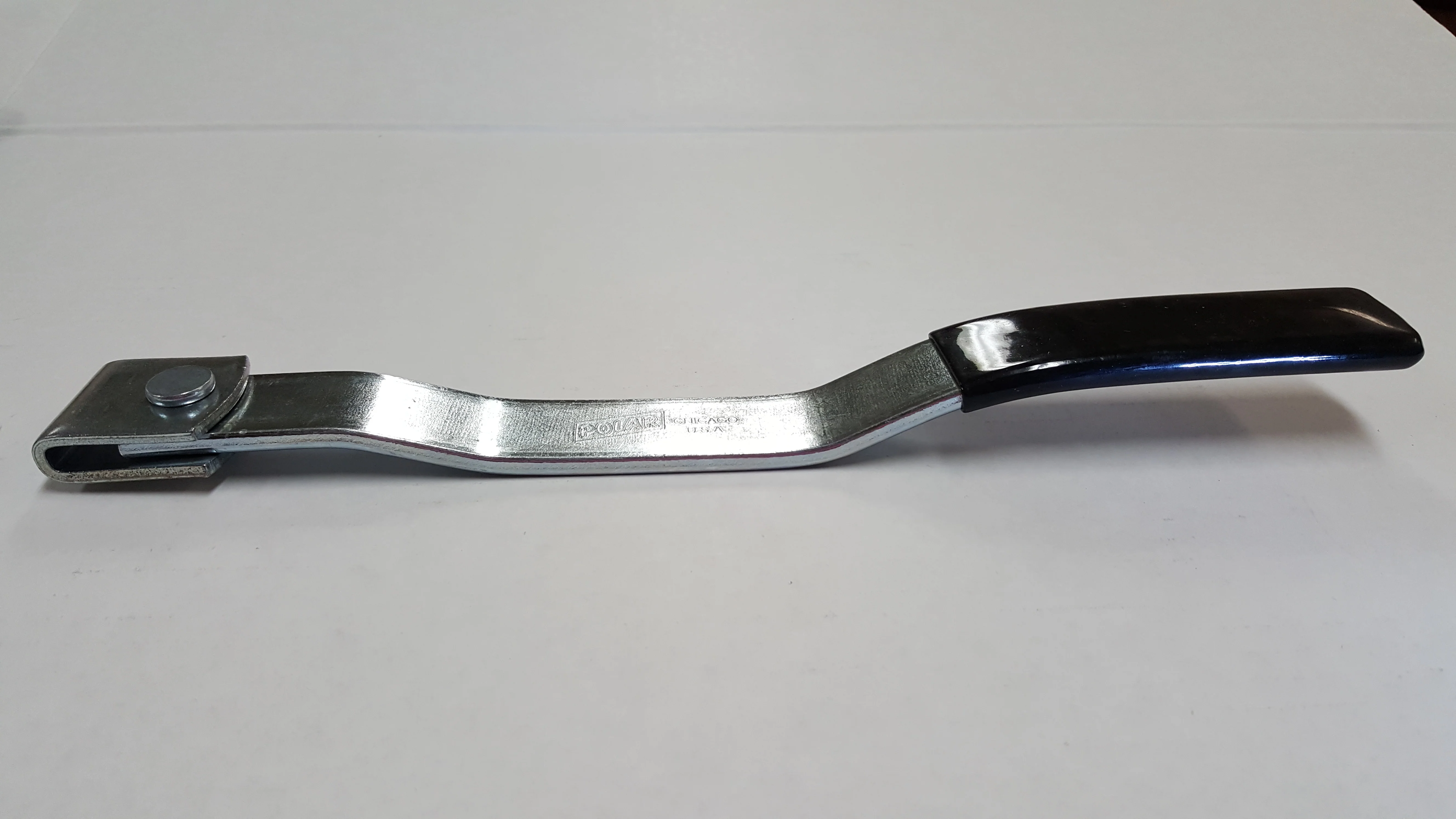 Standard Cam Latch Bar Handle w/ Weldable Bracket & Grip--STEEL - Image 1