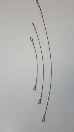 Lanyards, Aircraft Cable with 2 closed ends- in 3 lengths - Image 1