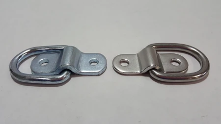 D-Ring, 1/4"  w/ Bracket in Steel - Image 3