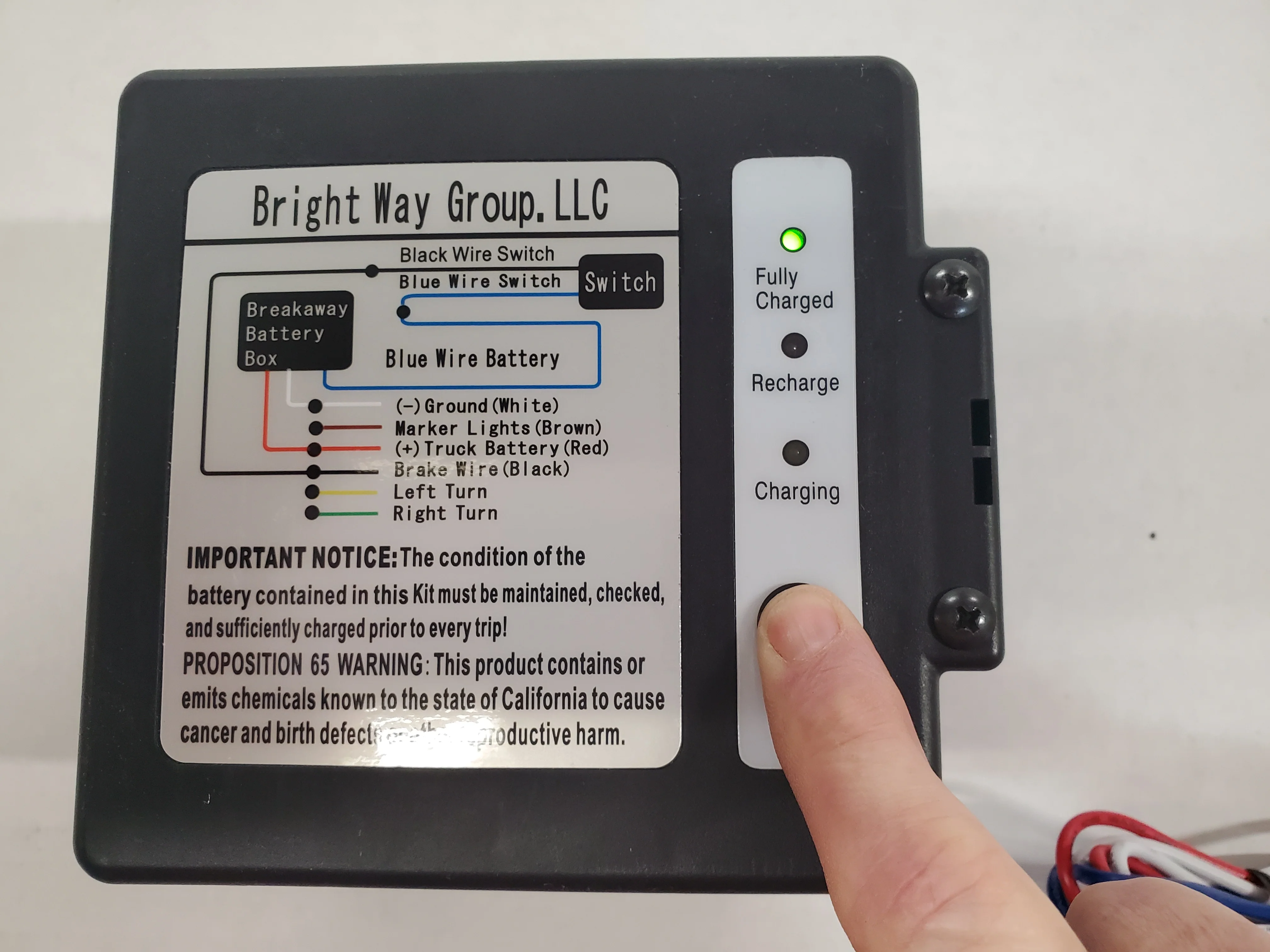 Break-Away Brake Kit with LED Battery Check - Image 3