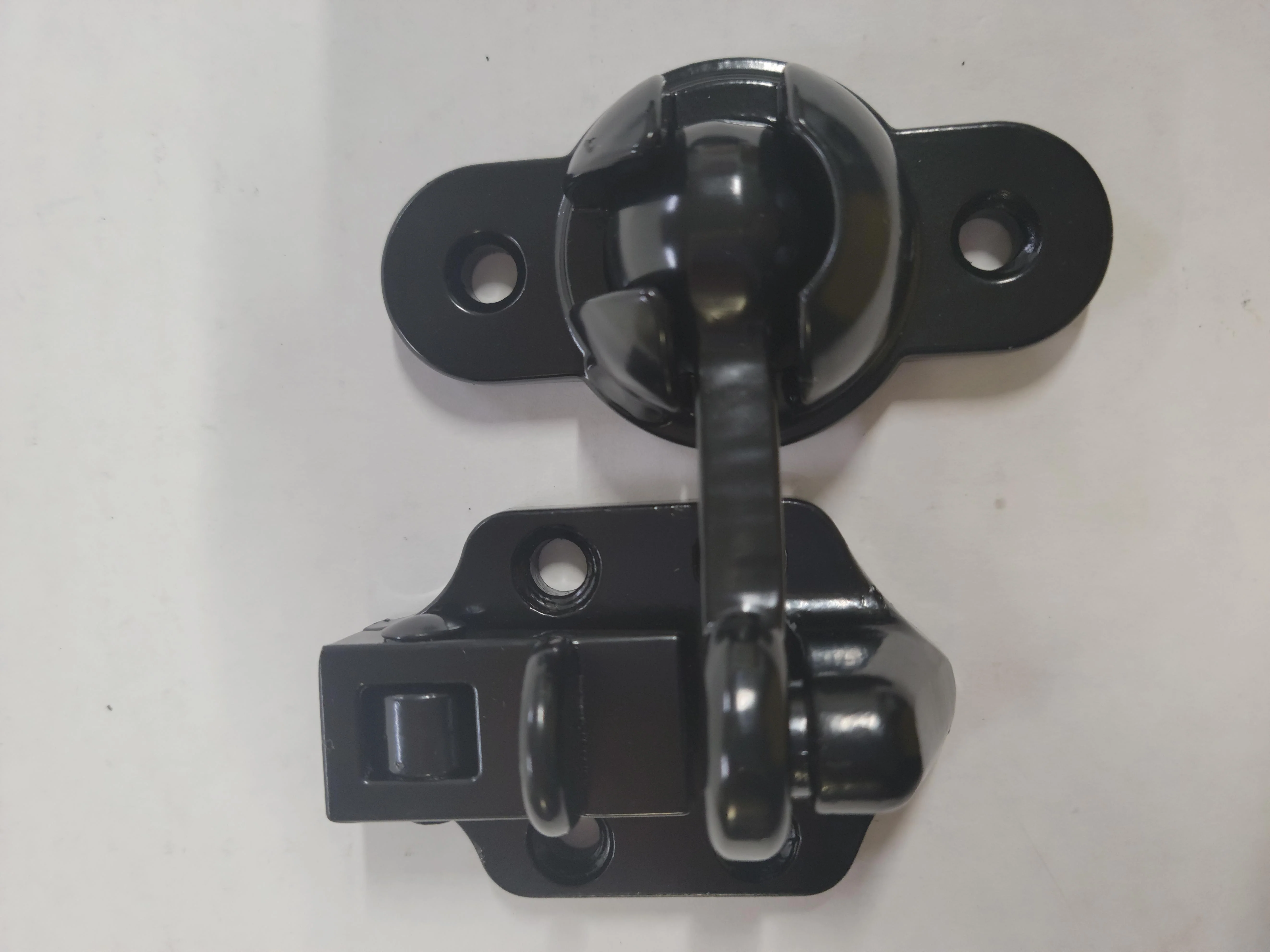 Ball & Socket Aluminum Door Hold Back-- in 4 sizes WITH BLACK E-COAT - Image 3