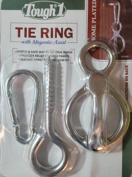 Tough-1 Tie Ring (with magnetic assist) tie ring II, CHROME