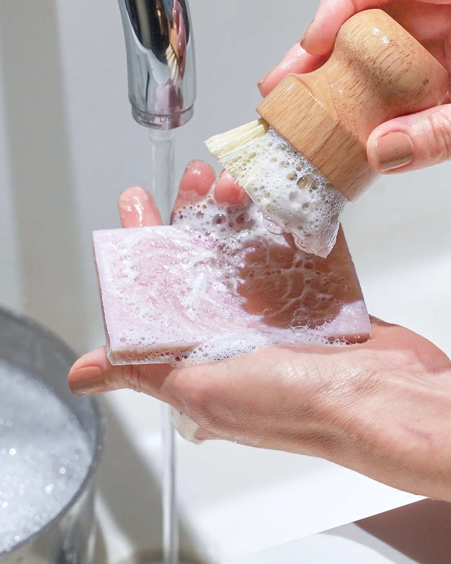 Bamboo Scrub Brush - Image 2