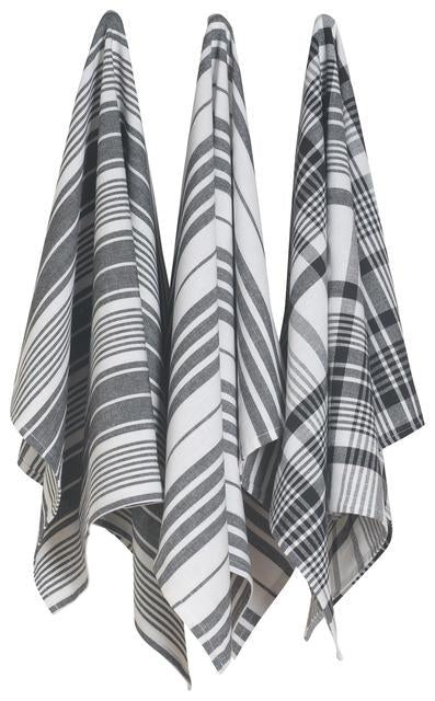 Jumbo Dish Towel Set - Black - Image 1