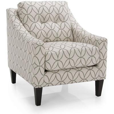 Decor-Rest Furniture Newark Stationary Fabric Accent Chair Newark 2467-AC-BACK - Image 1