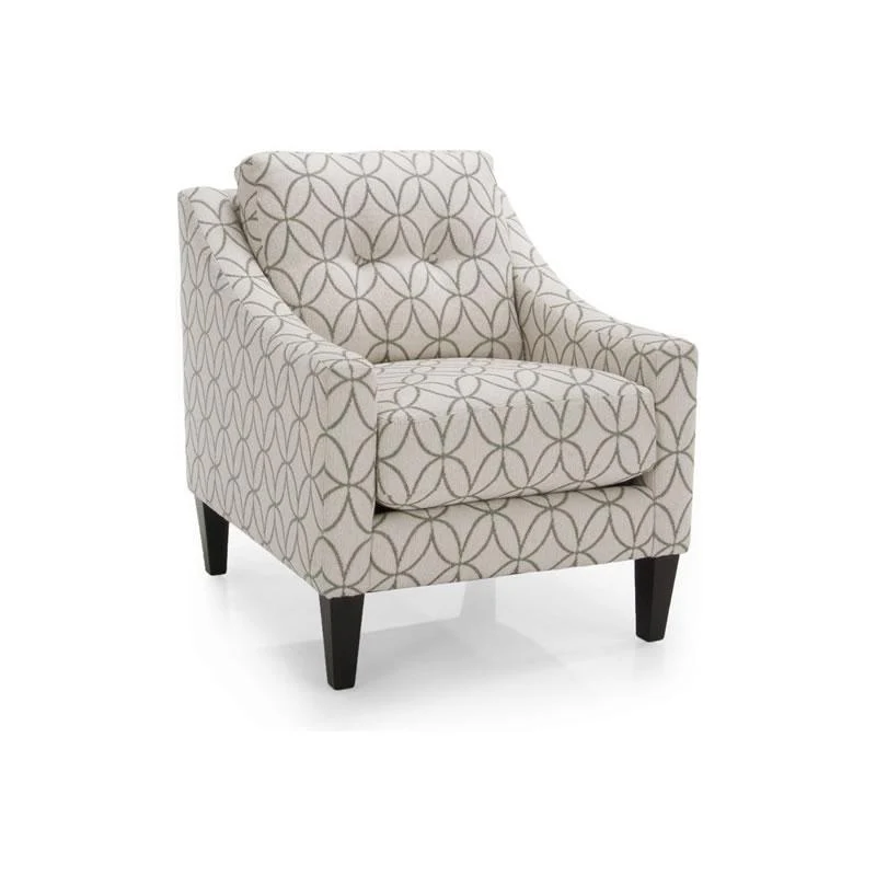 Decor-Rest Furniture Newark Stationary Fabric Accent Chair Newark 2467-AC-BACK - Image 2