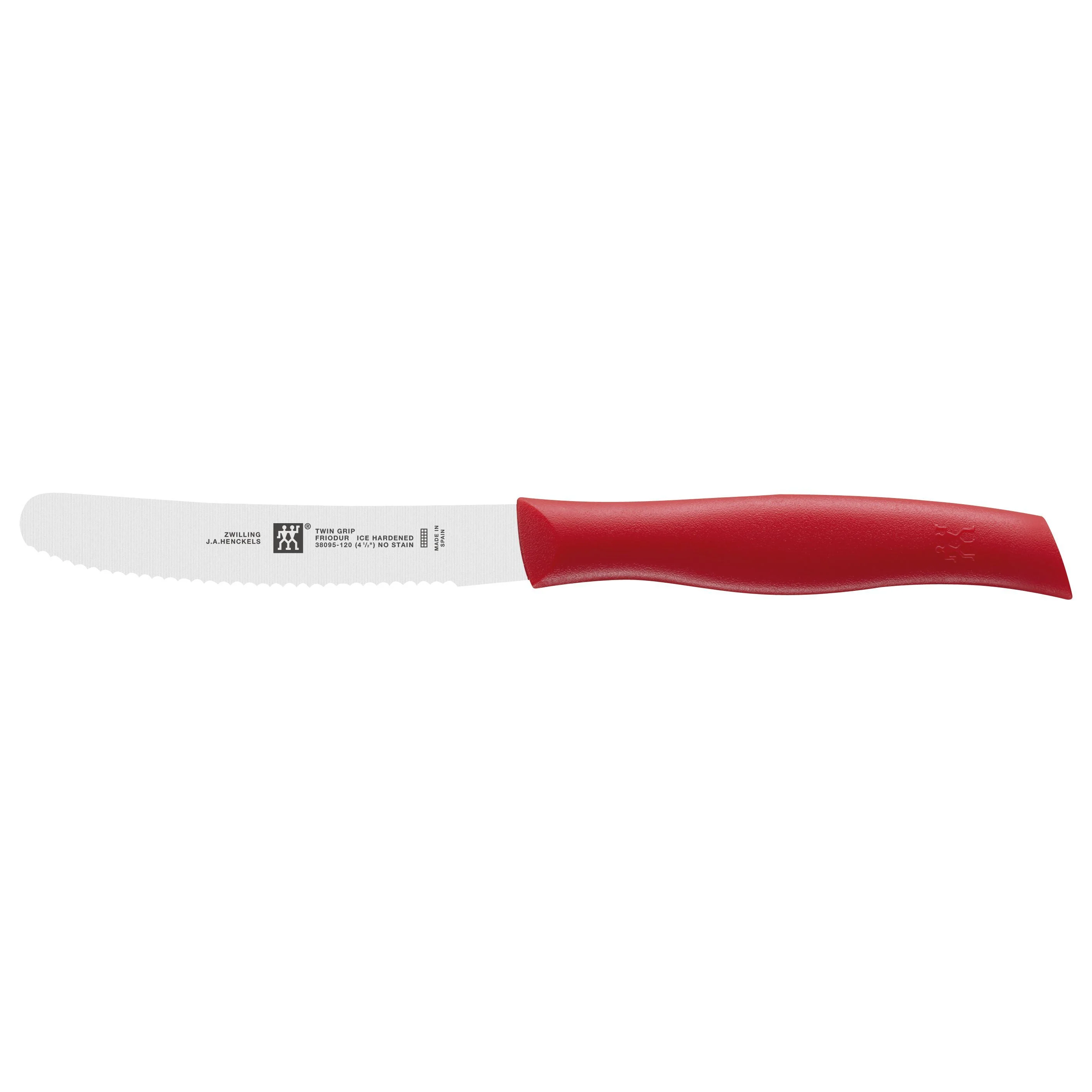 Serrated Utility Knife, 4.5″ Red