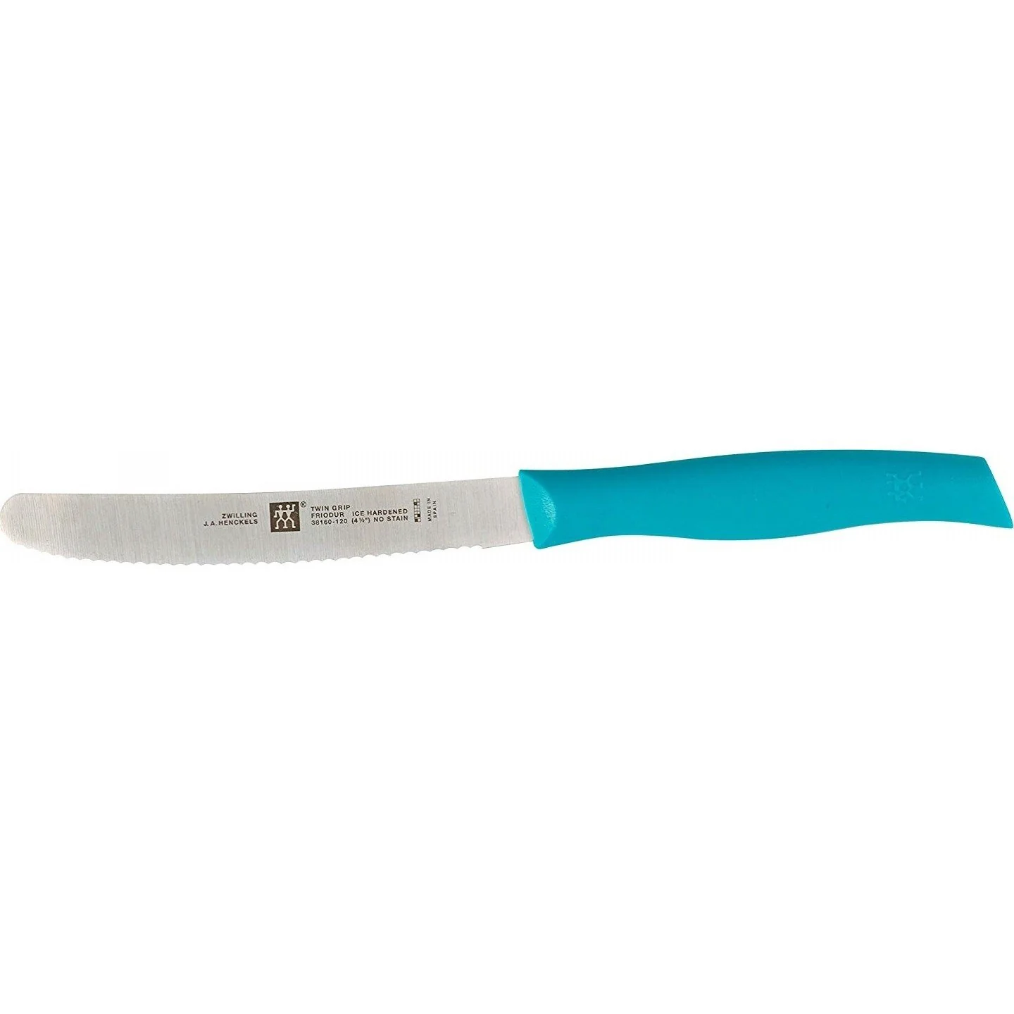 Serrated Utility Knife 4.5" Teal - Image 1