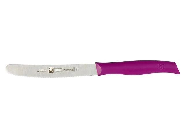 Serrated Utility Knife, 4.5″ Purple