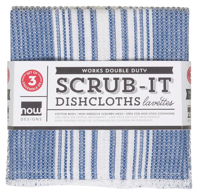 Scrub-it Dishcloths Set – Royal Blue
