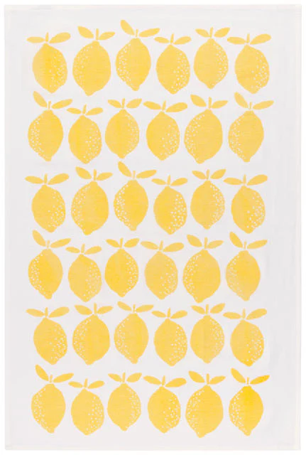 Floursack Dishtowels Set  - Lemon - Image 2