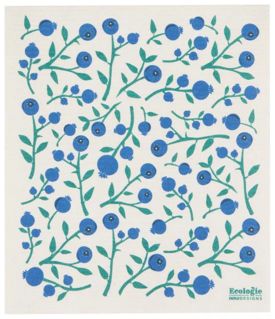 Swedish Dish Cloth Blueberries - Image 1