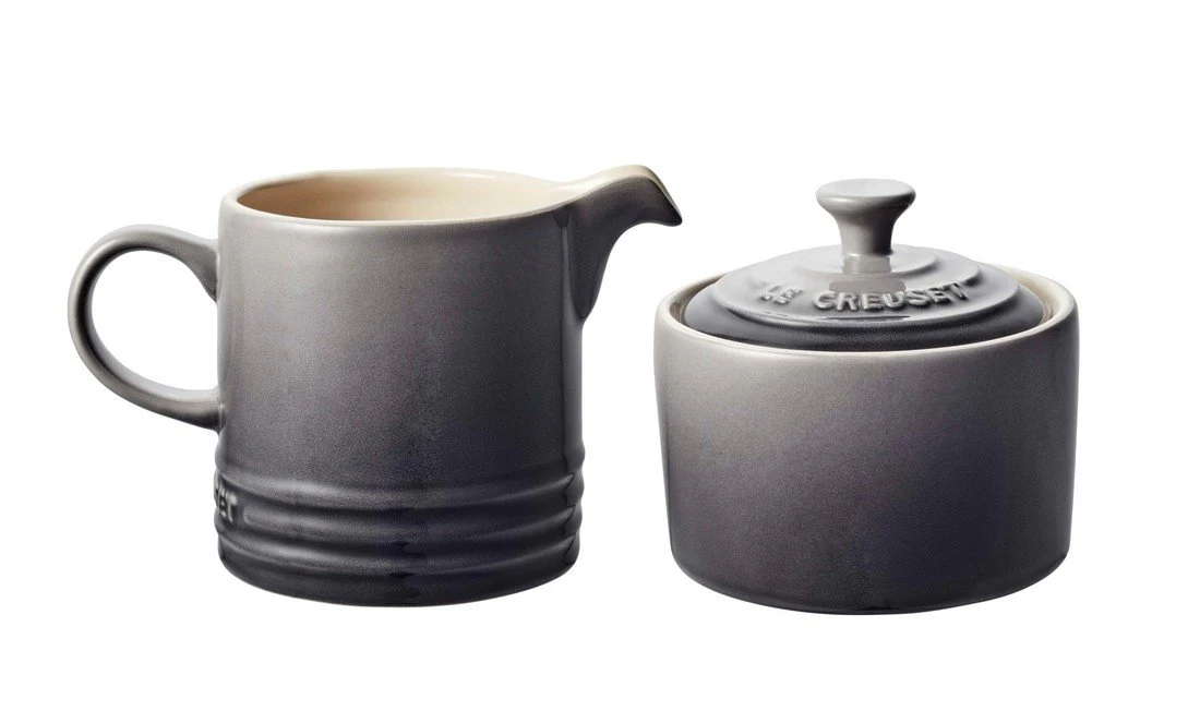 Cream & Sugar Set, Oyster - Image 1