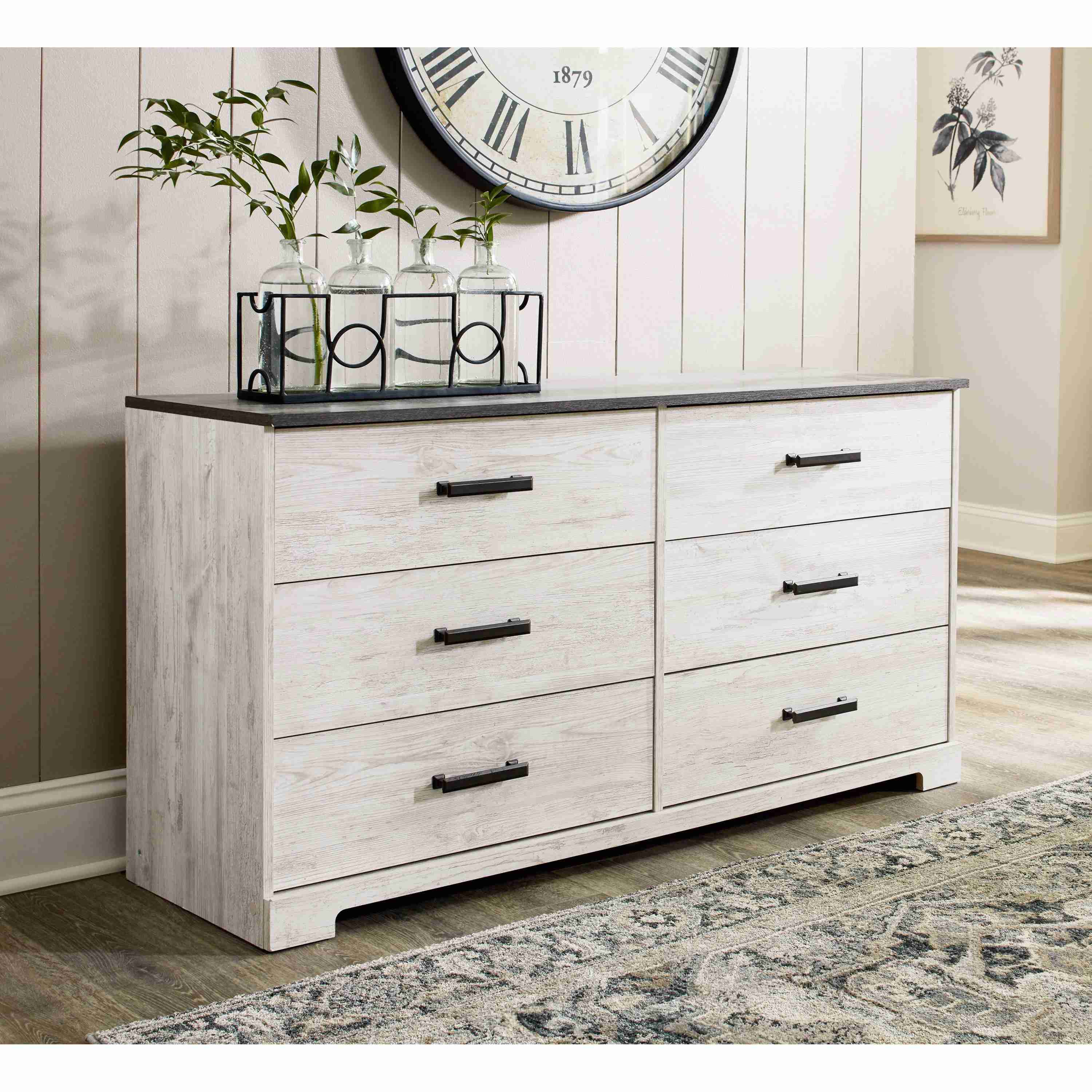 Signature Design by Ashley Shawburn EB4121 4 pc Full Platform Bedroom Set - Image 3
