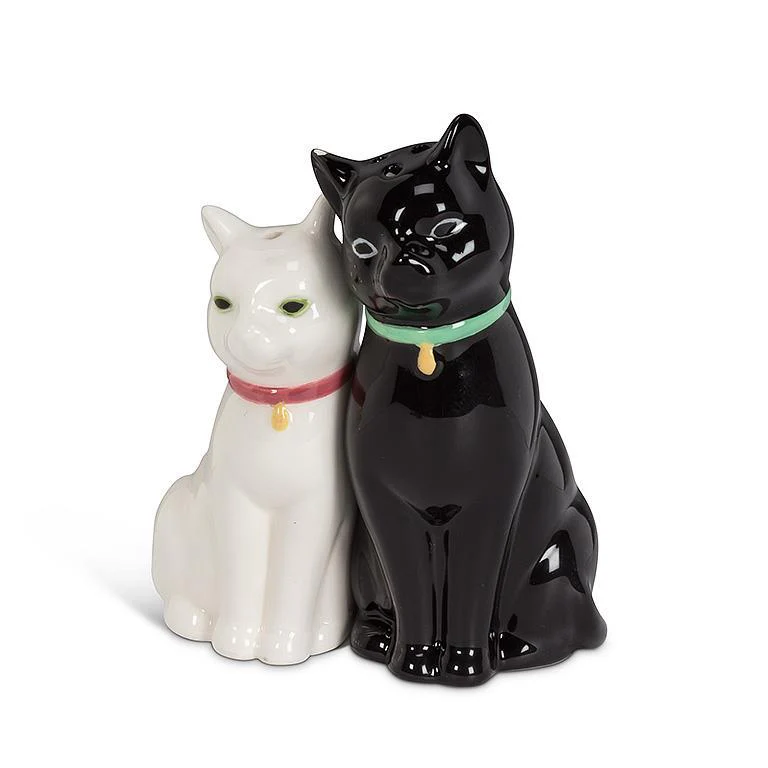 Salt & Pepper Shaker Set, Cats