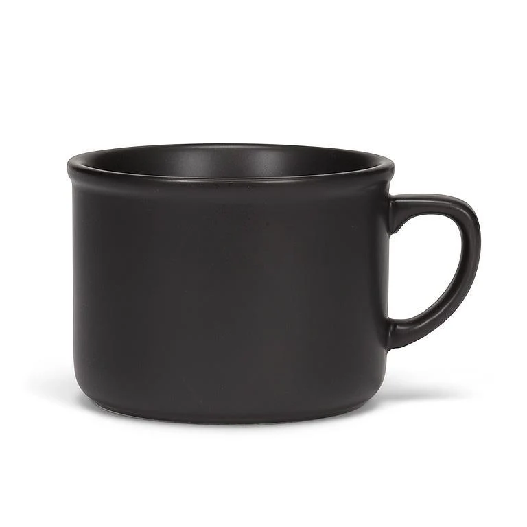 Cappuccino Cup, Matte Black - Image 1