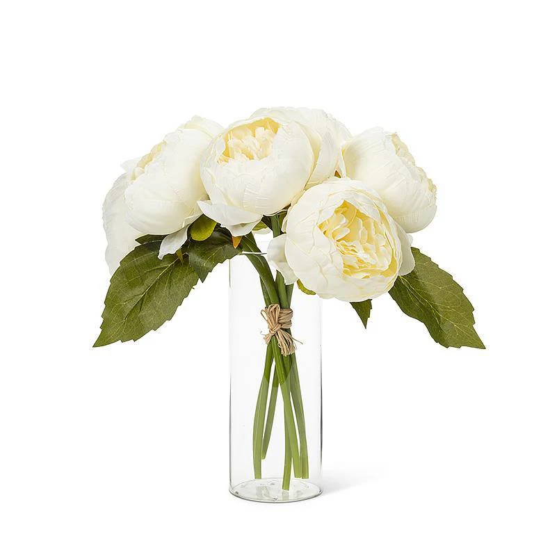 Peony Bouquet, White - Image 2