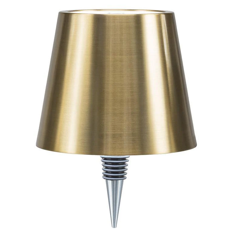 Classic Shade LED Light Bottle Stopper - Gold - Image 1