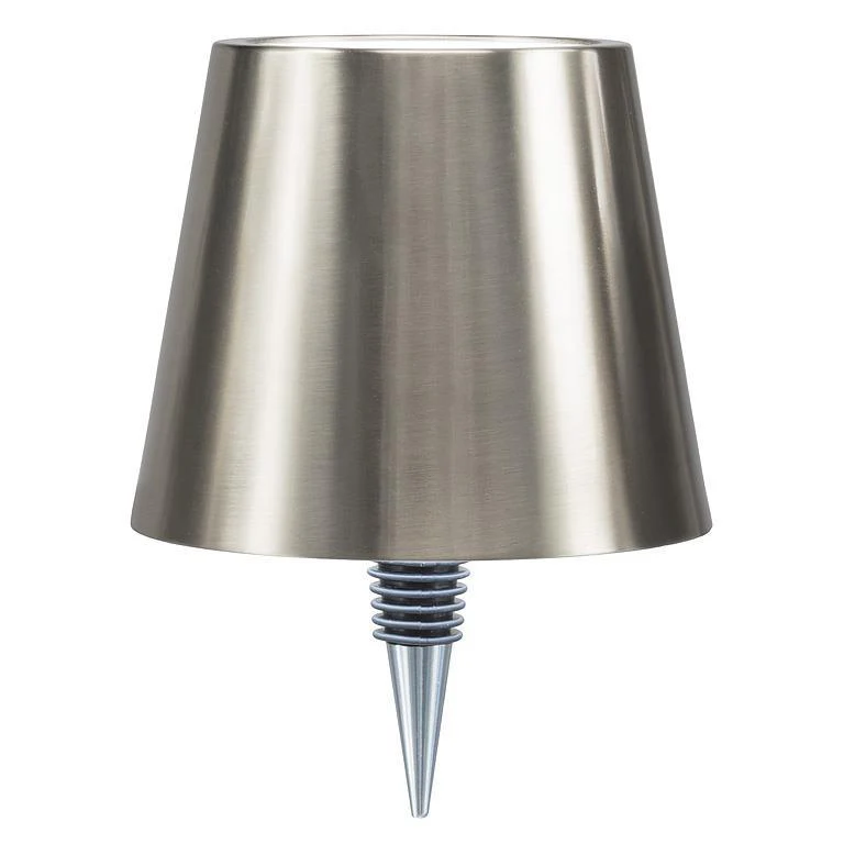 Classic Shade LED Light Bottle Stopper - Silver - Image 1