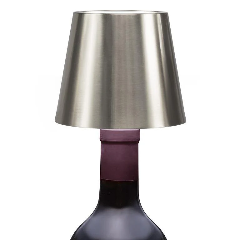 Classic Shade LED Light Bottle Stopper - Silver - Image 2