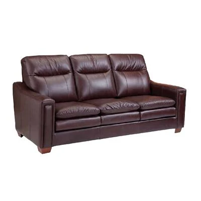 Leather Craft Simcoe Stationary Leather Sofa Simcoe Sofa - Image 1